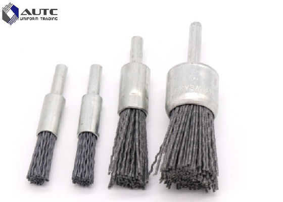 Mini Steel Wire Polishing Brush 16mm / 24mm Crimped Wire Wheel Brush Lightweight High Performance Oem / Odm