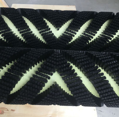 1050*190mm Black Nylon Cleaning Brush Screw Cleaning Roll