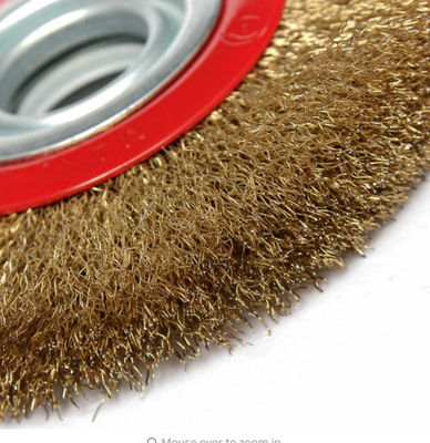 5 Inch Polishing Cleaning  Crimped Wire Wheel Brush For Grinders