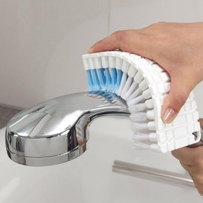 Escova de limpeza flexível do toalete da cozinha do banheiro da casa