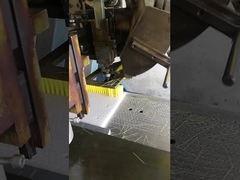 Pintura de plástico branco de fio reto de PP para misturador de cimento